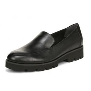 Vionic Womens Kensley Loafers US 7 M EU 37 Black Leather Slip On NIB